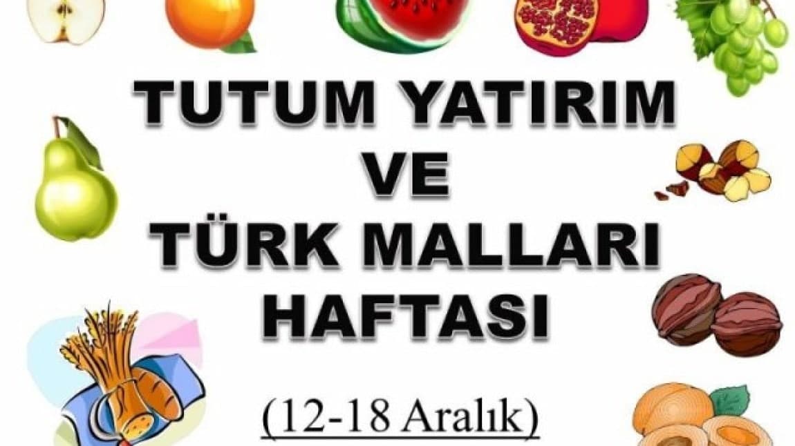 Okulumuzda Yerli Malı Haftasını kutladık.